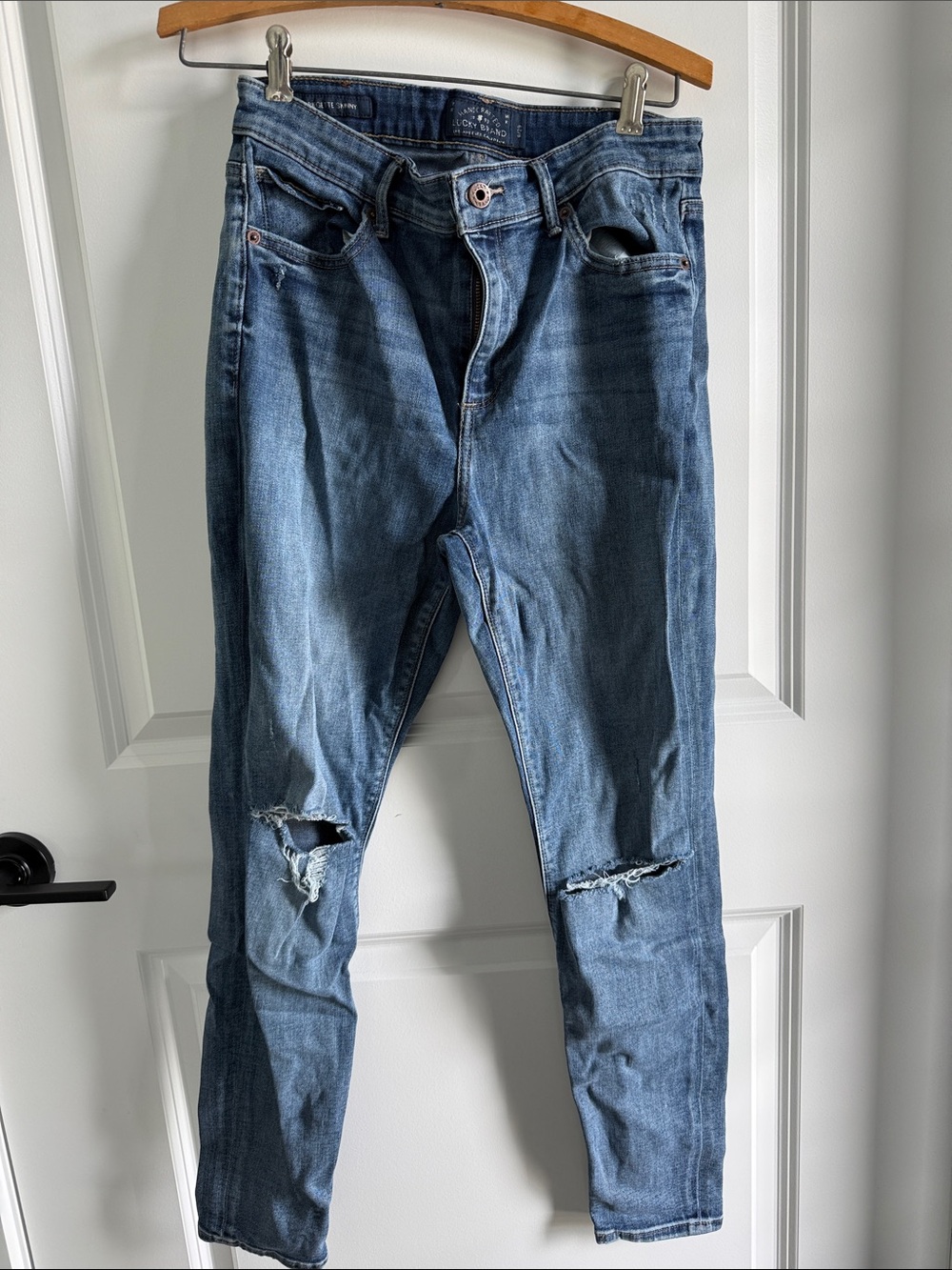 Lucky Brand Women’s Distressed Bridgette Skinny Jeans - 8/29